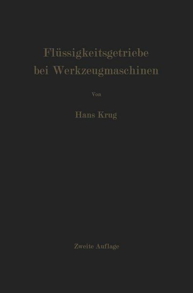 Produktbild: Fl&uuml;ssigkeitsgetriebe bei Werkzeugmaschinen