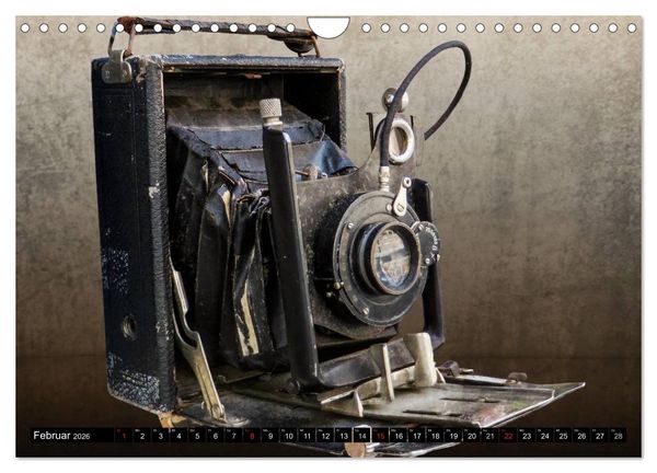 Produktbild: Historische Fotoapparate (Wandkalender 2026 DIN A4 quer), CALVENDO Monatskalender