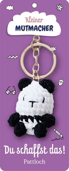Kleiner Mutmacher, Schlüsselanhänger Panda, von , Pattloch Geschenkbuch