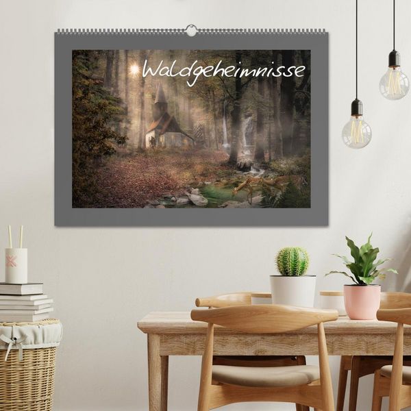 Produktbild: Waldgeheimnisse (Wandkalender 2026 DIN A2 quer), CALVENDO Monatskalender