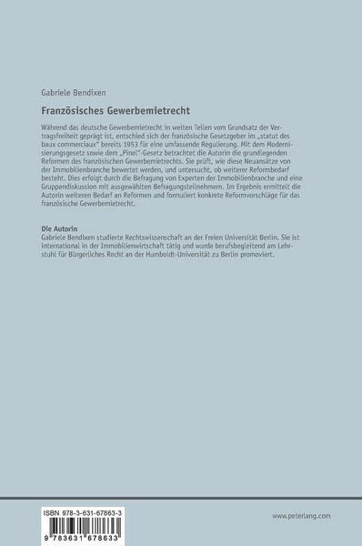Produktbild: Franzoesisches Gewerbemietrecht