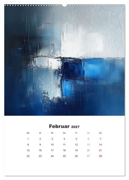 Produktbild: Abstrakte KI-Kunstwerke - Farbenfrohe Kunstmomente f&uuml;r das ganze Jahr (Wandkalender 2027 DIN A2 hoch), CALVENDO Monatskalender