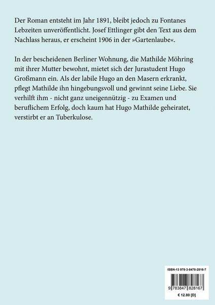 Produktbild: Mathilde M&ouml;hring (Gro&szlig;druck)