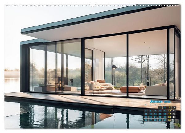 Produktbild: Wer im Glashaus sitzt... kann die Aussicht genie&szlig;en (hochwertiger Premium Wandkalender 2026 DIN A2 quer), Kunstdruck in Hochglanz