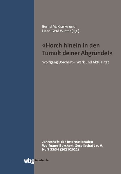 Produktbild: "Horch hinein in den Tumult deiner Abgr&uuml;nde."