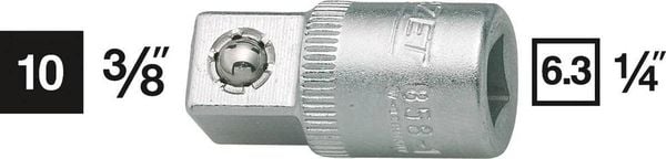 Hazet 858-1 Steckschlüssel-Adapter Antrieb 1/4' (6.3 mm) 26.5mm 1St.