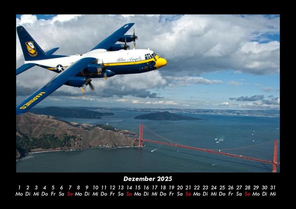 Produktbild: Flugzeuge 2025 Fotokalender DIN A3