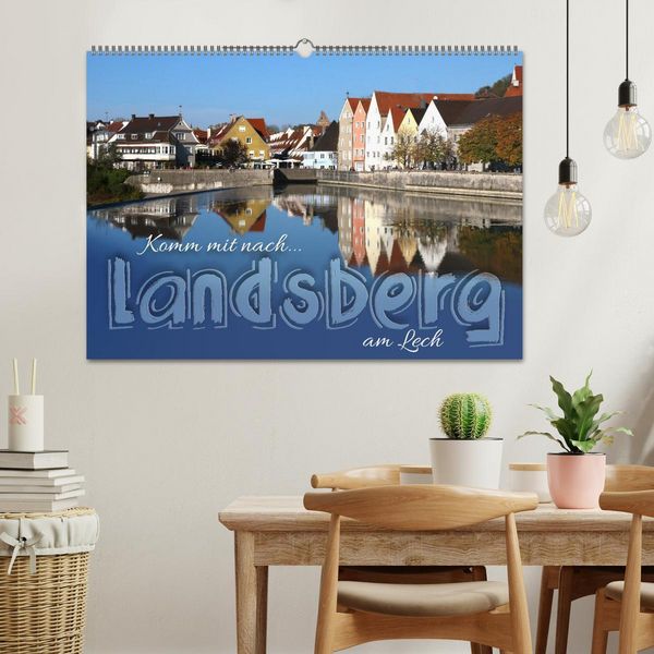 Produktbild: Komm mit nach Landsberg am Lech (Wandkalender 2026 DIN A2 quer), CALVENDO Monatskalender