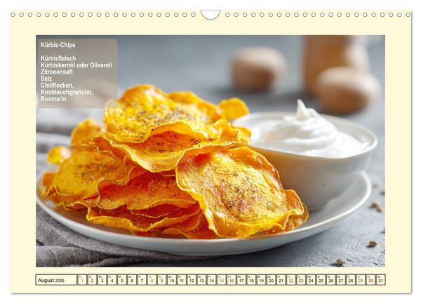 Produktbild: K&uuml;rbis-Freestyle-Kochen. Zutaten und Ideen. Mach dein Gericht daraus! (Wandkalender 2026 DIN A3 quer), CALVENDO Monatskalender