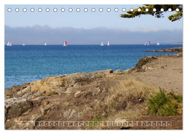 Produktbild: Anblicke und Ausblicke in der Bretagne (Tischkalender 2026 DIN A5 quer), CALVENDO Monatskalender