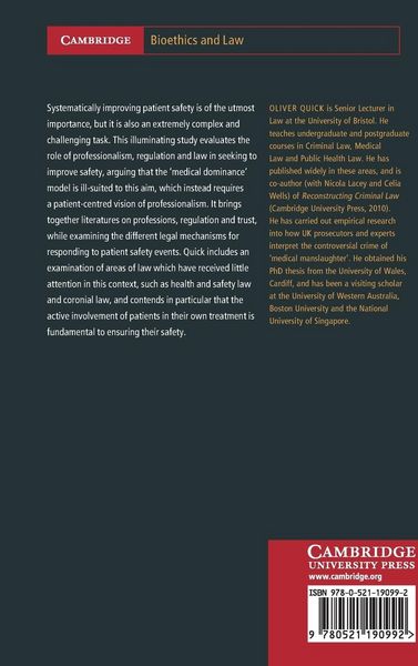 Produktbild: Regulating Patient Safety