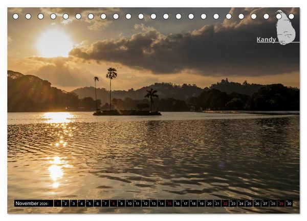 Produktbild: Sri Lanka, eine Reise &uuml;ber die Insel der King Coconut (Tischkalender 2026 DIN A5 quer), CALVENDO Monatskalender