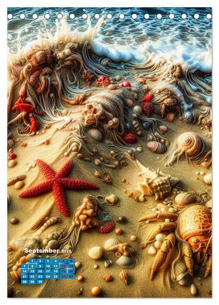 Produktbild: Aus Sand und Meerschaum! (Tischkalender 2026 DIN A5 hoch), CALVENDO Monatskalender