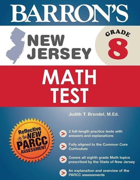 Produktbild: New Jersey Grade 8 Math Test