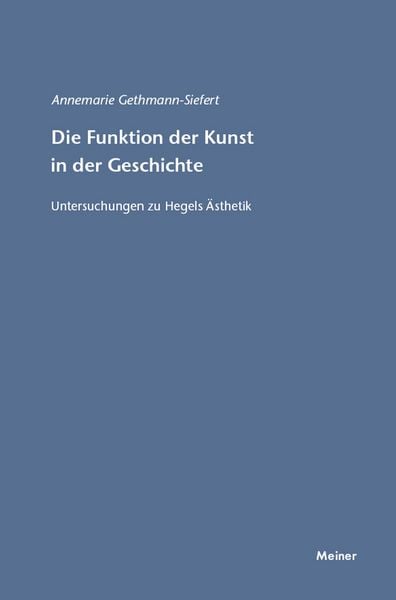 Produktbild: Die Funktion der Kunst in der Geschichte