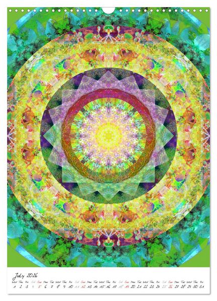 Produktbild: MANDALA COMPOSITIONS (Wall Calendar 2026 DIN A3 portrait), CALVENDO 12 Month Wall Calendar