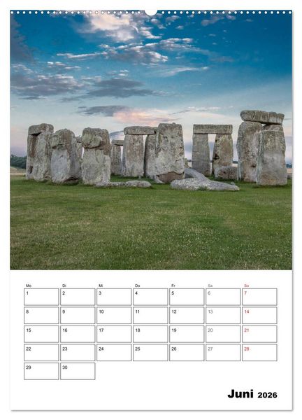 Produktbild: Foto-Momente S&uuml;d-England - Magische Orte (Wandkalender 2026 DIN A2 hoch), CALVENDO Monatskalender