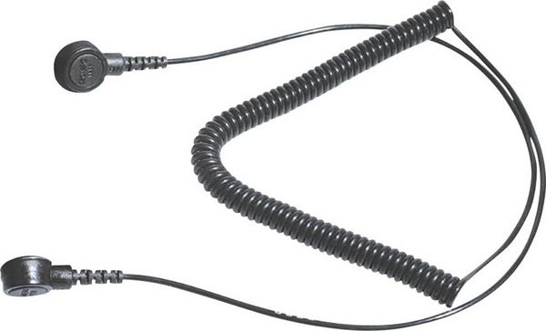 BERNSTEIN Tools for Electronics 9-342-2 ESD-Erdungskabel 2.40 m Druckknopf 3 mm, Druckknopf 10 mm