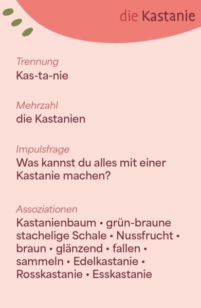 Produktbild: Wortschatzk&auml;rtchen: Herbst