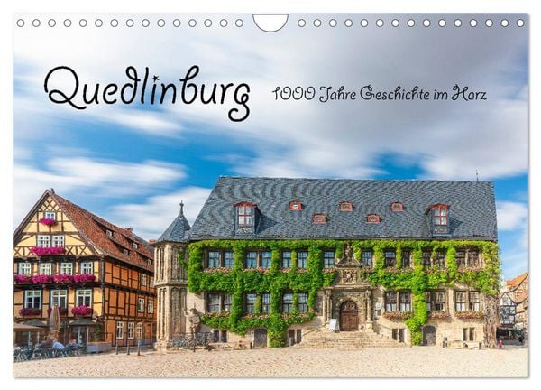 Produktbild: Quedlinburg - 1000 Jahre Geschichte im Harz (Wandkalender 2026 DIN A4 quer), CALVENDO Monatskalender