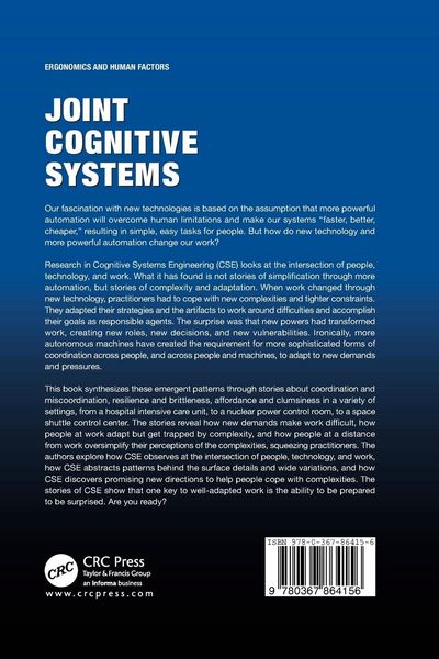 Produktbild: Joint Cognitive Systems