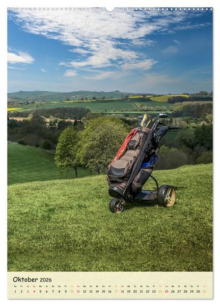 Produktbild: Golf Leidenschaft (Wandkalender 2026 DIN A2 hoch), CALVENDO Monatskalender