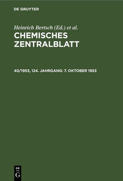 Produktbild: 7. Oktober 1953