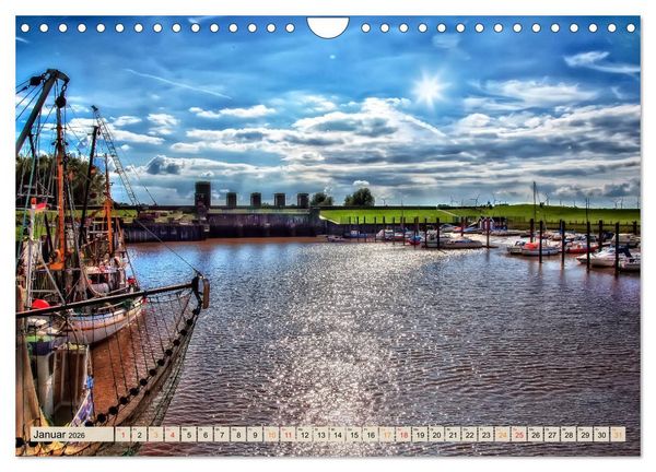 Produktbild: Friesland - Nordseebad Dangast (Wandkalender 2026 DIN A4 quer), CALVENDO Monatskalender
