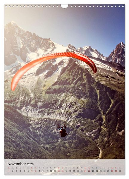 Produktbild: Paragliding - einfach Spa&szlig; (Wandkalender 2026 DIN A3 hoch), CALVENDO Monatskalender