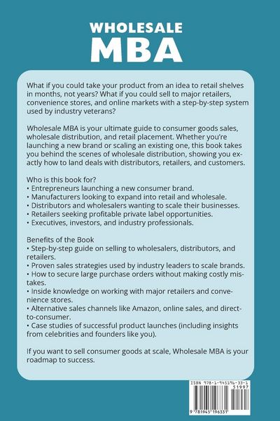 Produktbild: Wholesale MBA