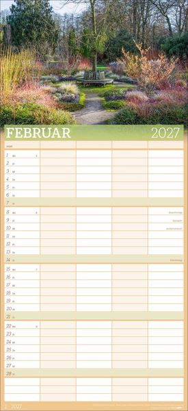 Produktbild: Garten Familienplaner 2027