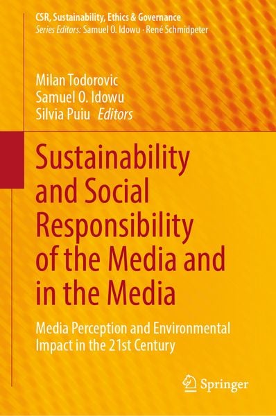 Produktbild: Sustainability and Social Responsibility of the Media and in the Media