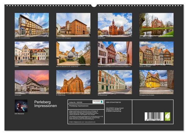 Produktbild: Perleberg Impressionen (hochwertiger Premium Wandkalender 2026 DIN A2 quer), Kunstdruck in Hochglanz