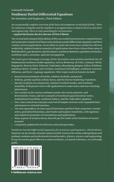 Produktbild: Nonlinear Partial Differential Equations for Scientists and Engineers