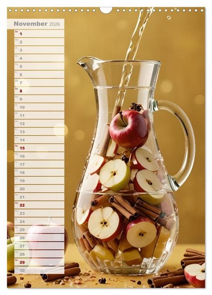 Produktbild: Vitalit&auml;t im Glas - Erfrischende Momente mit Infused Water Kreationen (Wandkalender 2026 DIN A3 hoch), CALVENDO Monatskalender