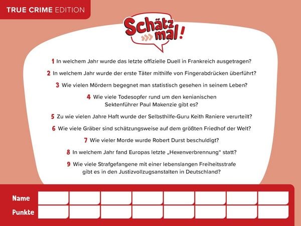Produktbild: Sch&auml;tz mal! True Crime Edition