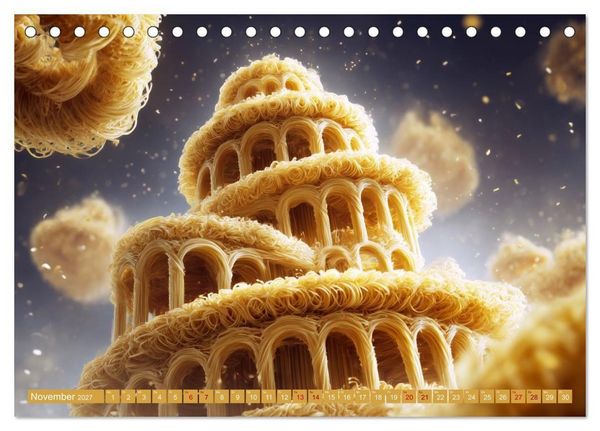Produktbild: Pasta Fantastica. Surreale Nudeltr&auml;ume (Tischkalender 2027 DIN A5 quer), CALVENDO Monatskalender