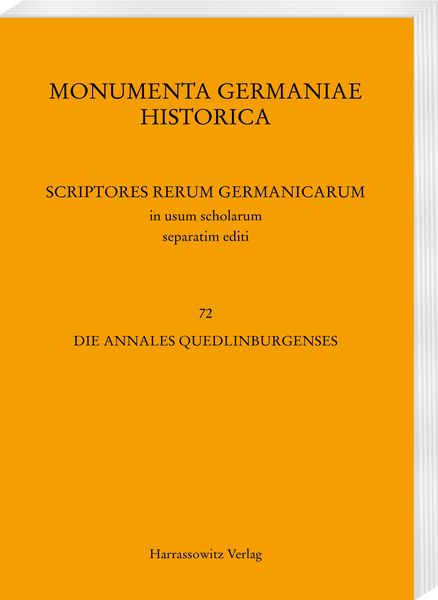 Produktbild: Die Annales Quedlinburgenses