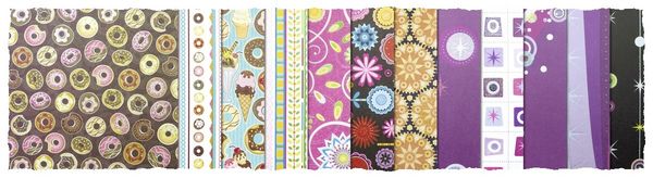 Produktbild: URSUS Spezialpapiere Design Paper Pack Glitter Happy Hour, 30 Blatt