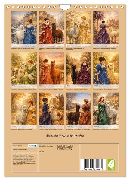 Produktbild: Glanz der Viktorianischen &Auml;ra (Wandkalender 2027 DIN A4 hoch), CALVENDO Monatskalender