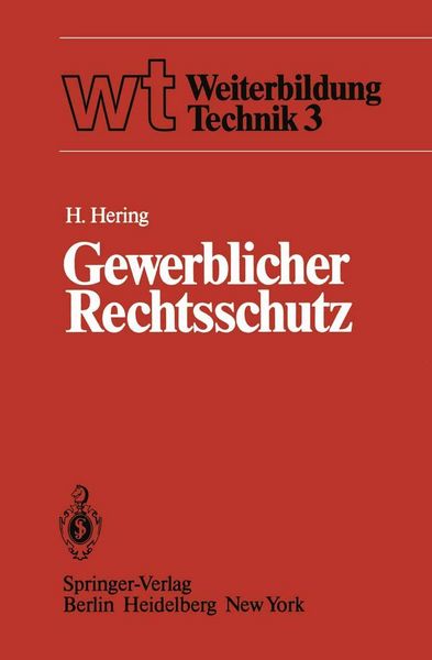 Produktbild: Gewerblicher Rechtsschutz