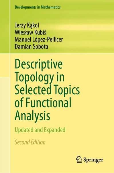Produktbild: Descriptive Topology in Selected Topics of Functional Analysis