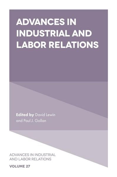 Produktbild: Advances in Industrial and Labor Relations