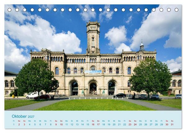 Produktbild: Hannover Die Metropole Niedersachsens (Tischkalender 2027 DIN A5 quer), CALVENDO Monatskalender