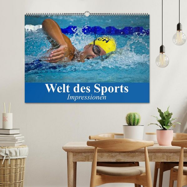 Produktbild: Welt des Sports. Impressionen (Wandkalender 2026 DIN A2 quer), CALVENDO Monatskalender