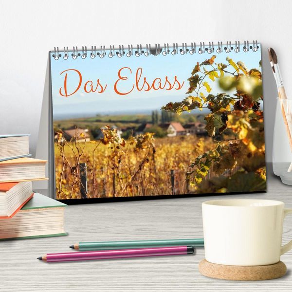 Produktbild: Das Elsass (Tischkalender 2026 DIN A5 quer), CALVENDO Monatskalender