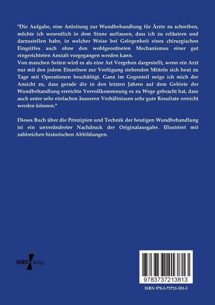 Produktbild: Prinzipien und Technik der heutigen Wundbehandlung