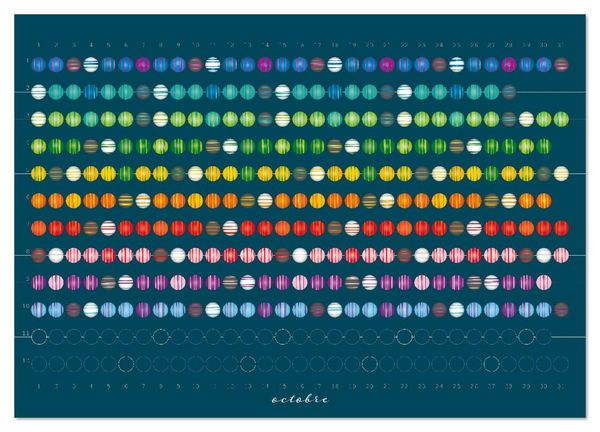 Produktbild: Une perle pour chaque jour (Calendrier mural 2026 DIN A3 vertical), CALVENDO calendrier mensuel