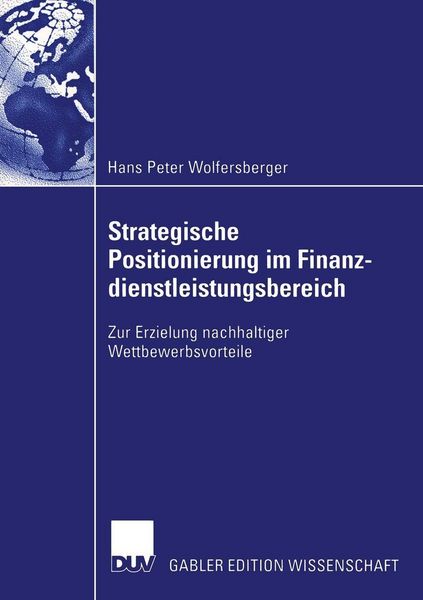 Produktbild: Strategische Positionierung im Finanzdienstleistungsbereich