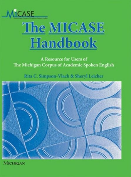 Produktbild: The MICASE Handbook